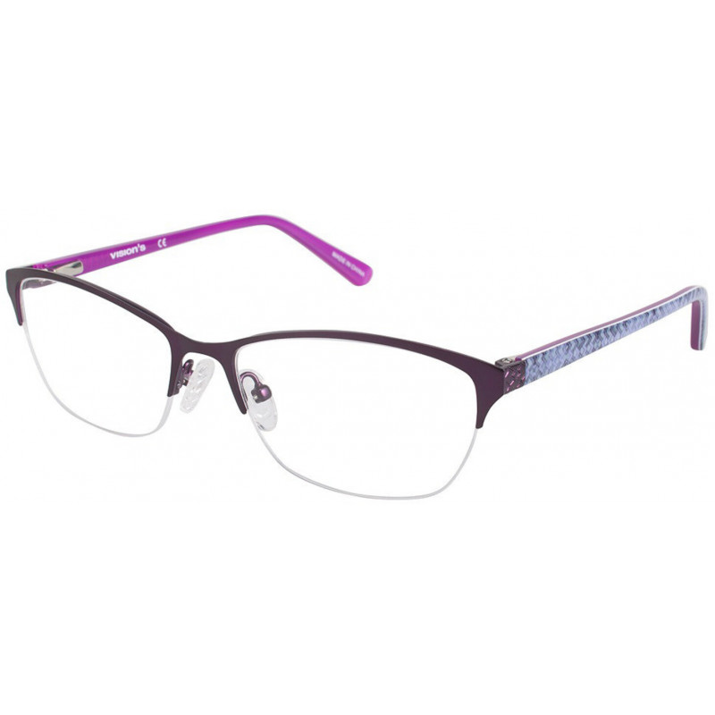 Eyeglasses VISION'S 232 C01 Matte Mulberry 53mm
