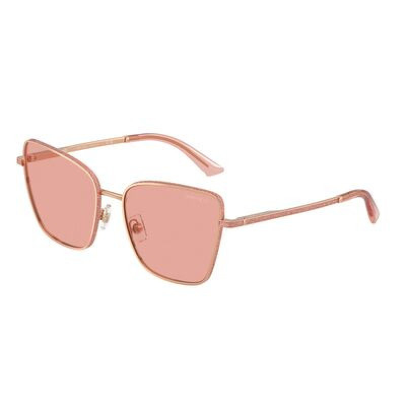 Sunglasses Jimmy Choo JC 4023 J 30087R Rose Gold / Pink Glitter Policarbonate Standard 55mm