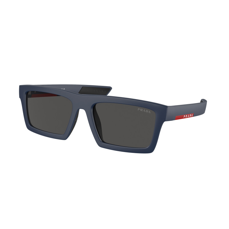 Sunglasses Prada Linea Rossa PS 2 ZSU MAG06F Matte Blue Dark Grey 55mm