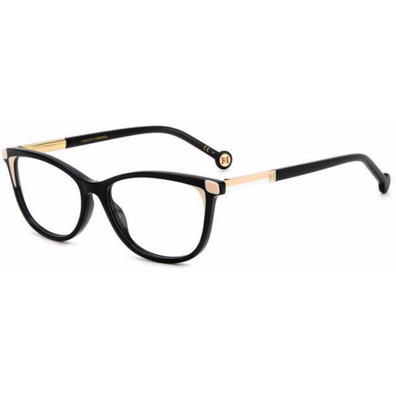 Eyeglasses Carolina Herrera HER 0163 KDX Black Pink 53mm