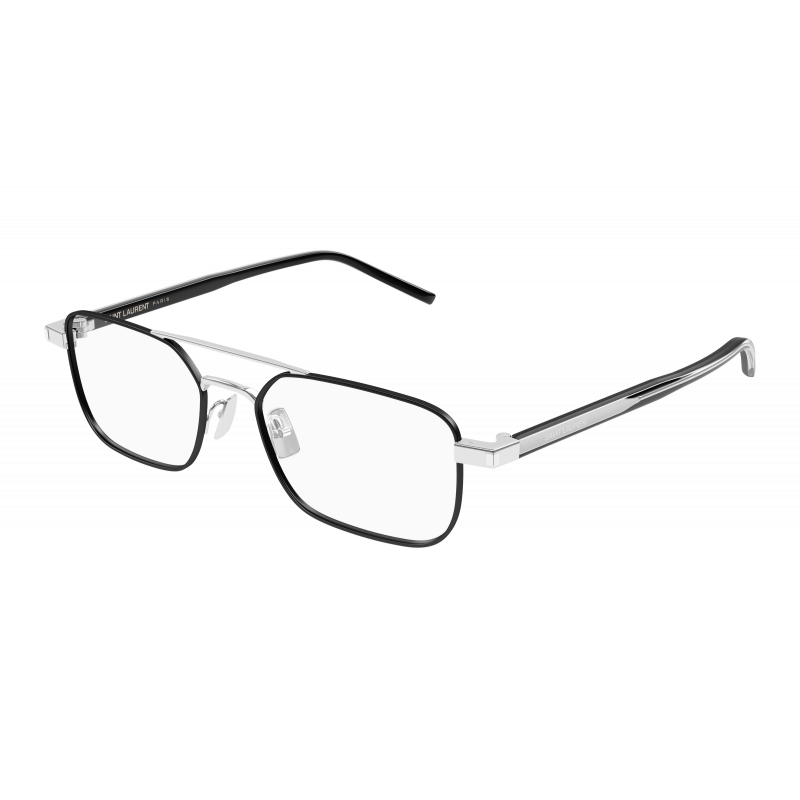 Eyeglasses Saint Laurent SL 780 - 003 Silver / Transparent Crystal 52mm