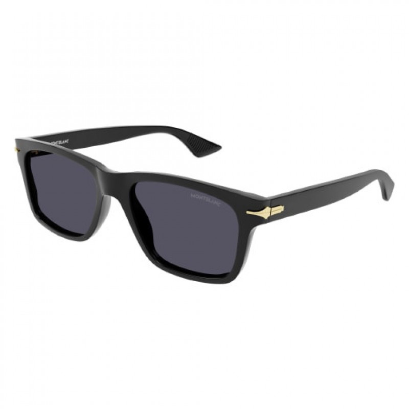 Sunglasses Montblanc MB 0263 S- 001 Black / Smoke Sunglasses Montblanc MB 0263 S- 001 Black / Smoke