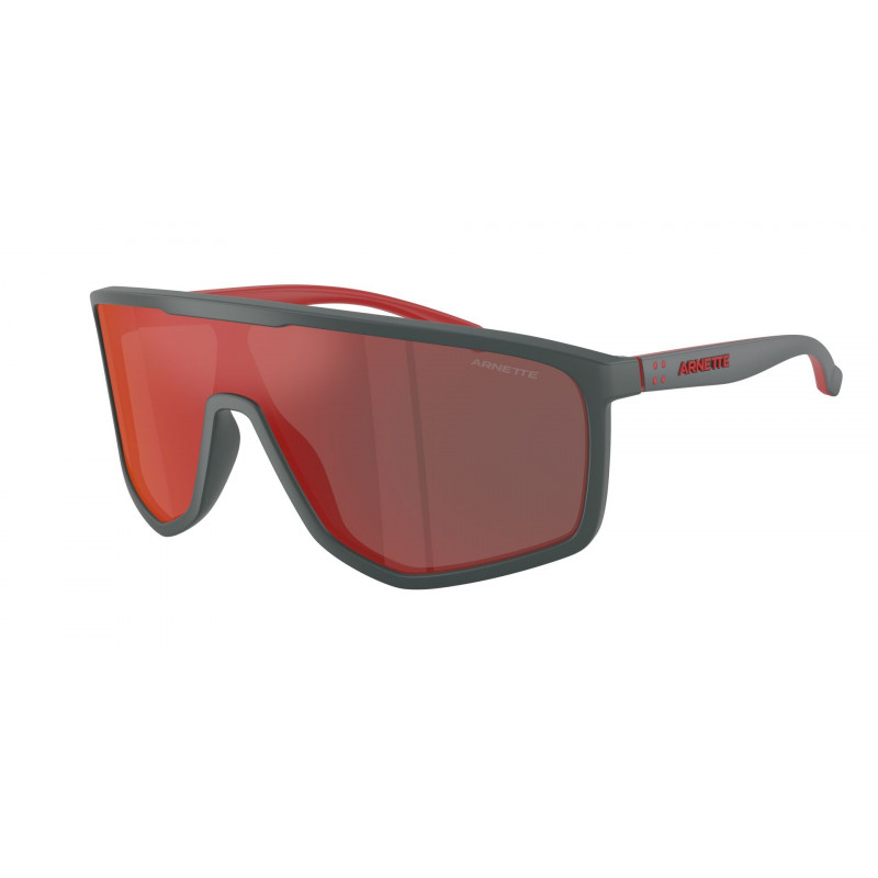 Sunglasses Arnette AN 4360 28416Q Dark Grey / Mirror Red/Yellow Polyamide Standard 36mm