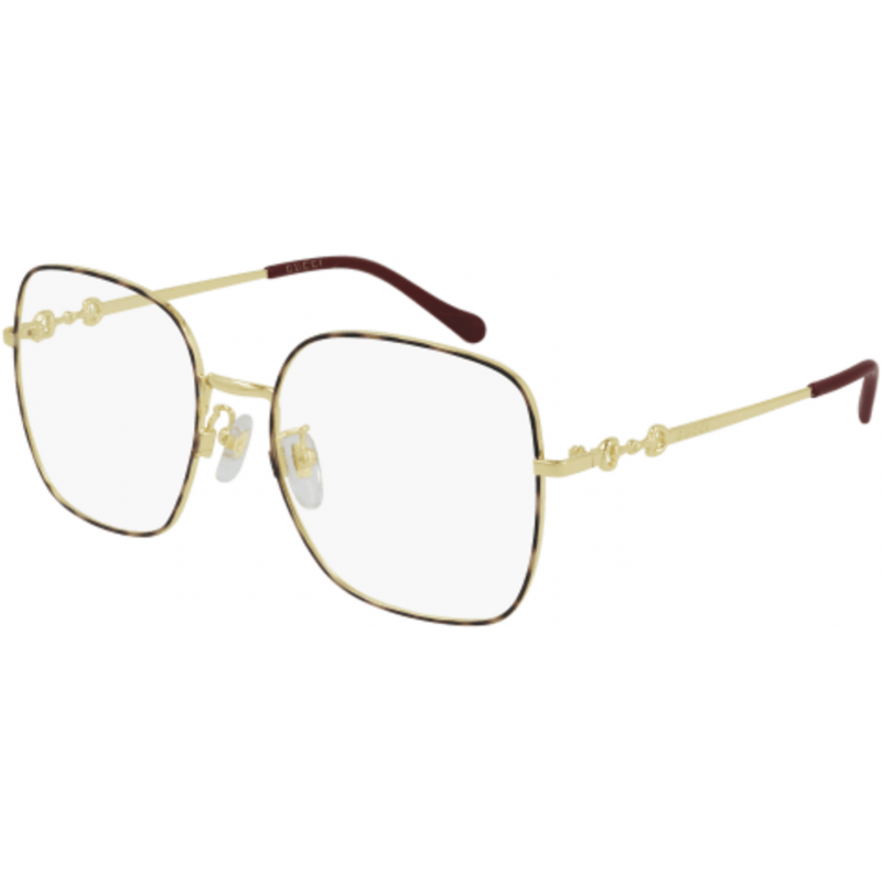 Eyeglasses Gucci GG 0883 OA- 002 Havana / Transparent Gold 55mm