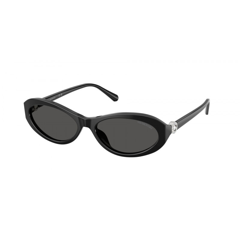 Sunglasses Swarovski SK 6069 U 103887 Black / Dark Grey Polyamide Standard 56mm