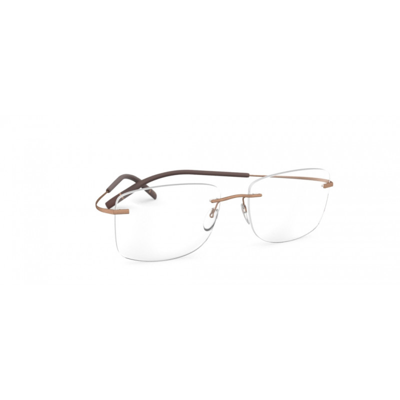 Eyeglasses Silhouette TMA - The Icon II Chassis Rimless 5541 6040 Classic Bronze