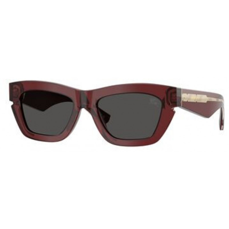 Sunglasses Burberry BE 4454 412887 Bordeaux / Dark Grey Polyamide Standard 52mm