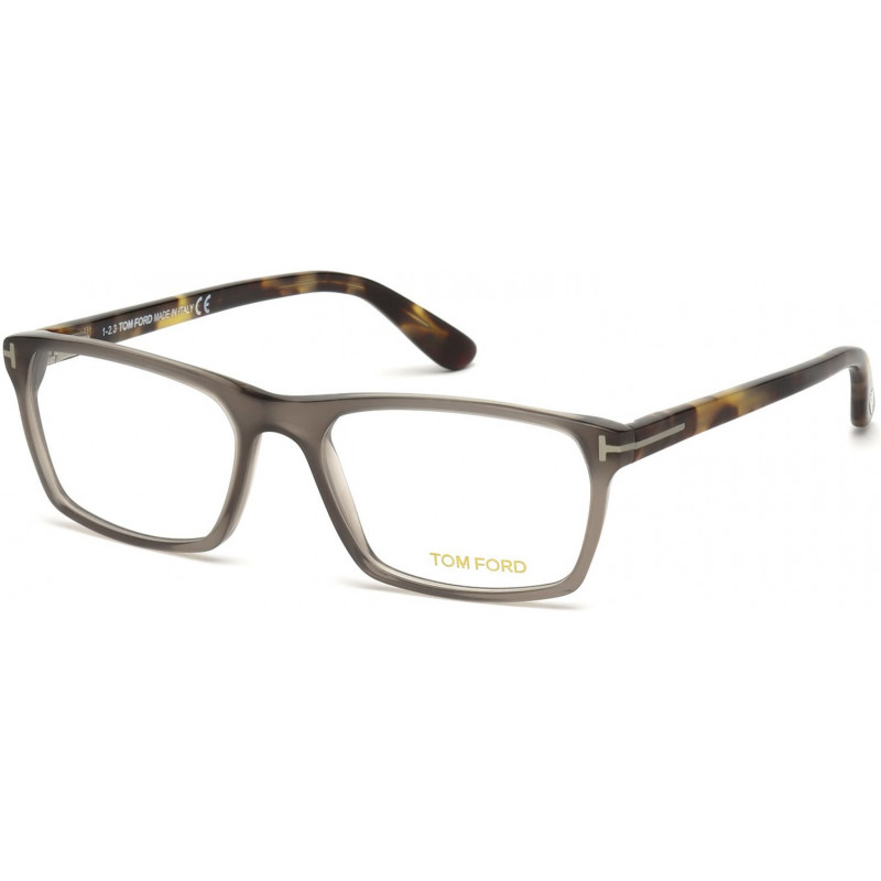 Eyeglasses Tom Ford FT 4295 Asian fit 020 Grey Front Havana Temples 58mm