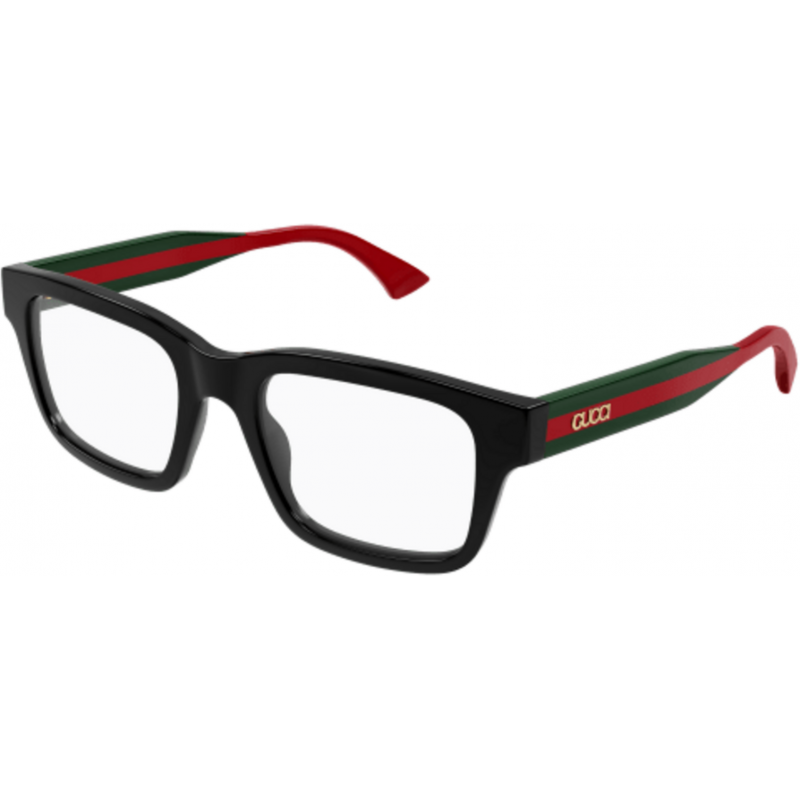 Eyeglasses Gucci GG 1865 O- 007 Black / Transparent Green