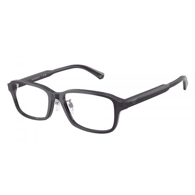 Eyeglasses Emporio Armani EA 3215 D 5029 Shiny Transparent Grey / Demo Lens 56mm