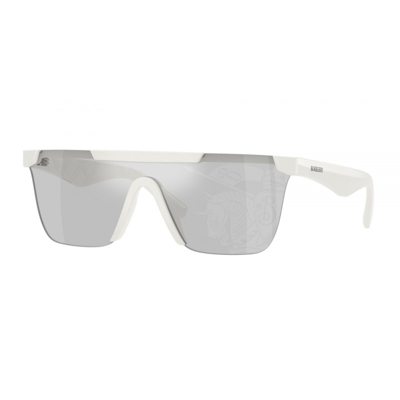 Sunglasses Burberry BE 4480 D 417269 White / Light Grey Tampo Silver Polyamide Standard 41mm