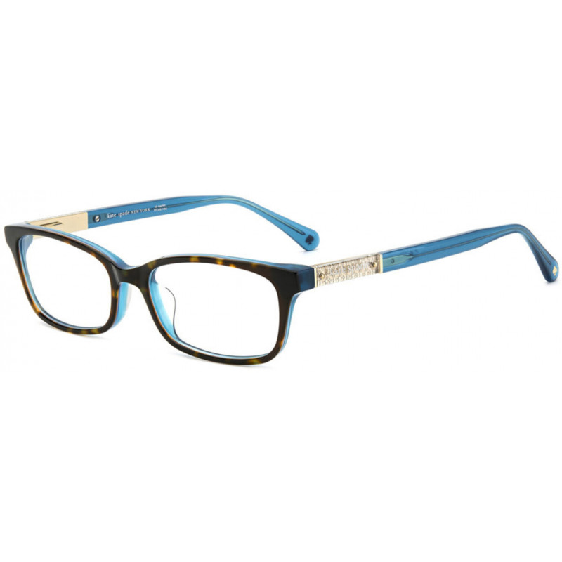 Eyeglasses Kate Spade LAUREL YAP Havana Blue 47mm