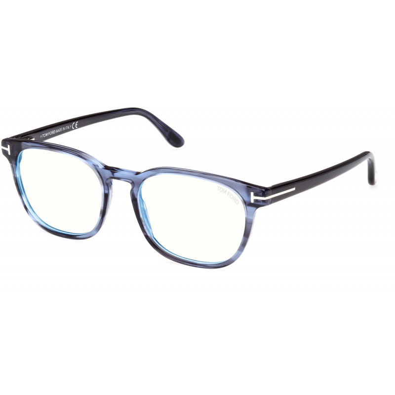 Eyeglasses Tom Ford FT 5868 -B 092 Blue/Striped / 53mm
