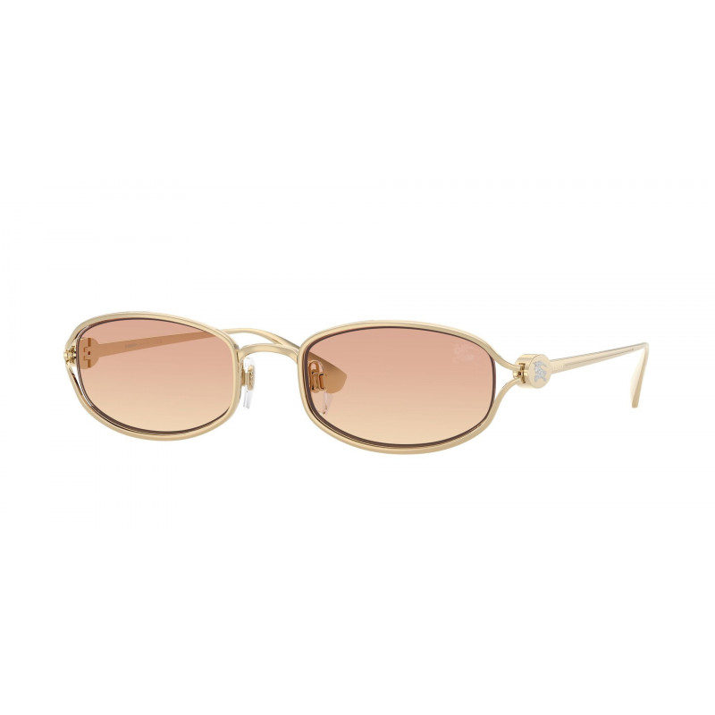 Sunglasses Burberry BE 3177 110913 Light Gold / Brown Gradient Polyamide Standard 53mm