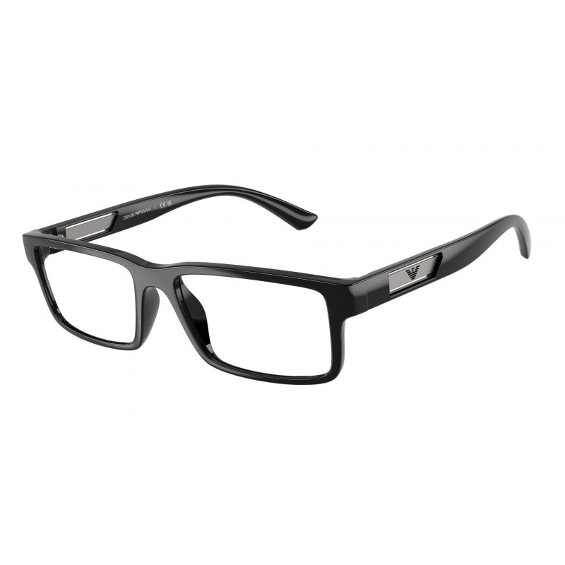 Eyeglasses Emporio Armani EA 3278 5017 Shiny Black Demo Lens 53mm