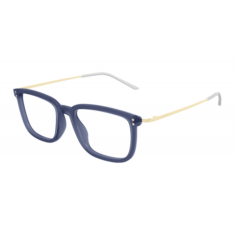 Eyeglasses Gucci GG 1709 O- 007 Blue / Transparent Gold 53mm