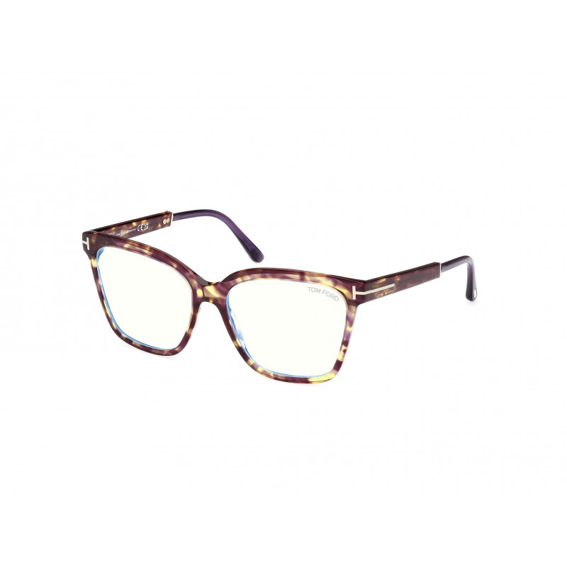Eyeglasses Tom Ford FT 5892 -B 055 Coloured Havana / Shiny Violet 56mm