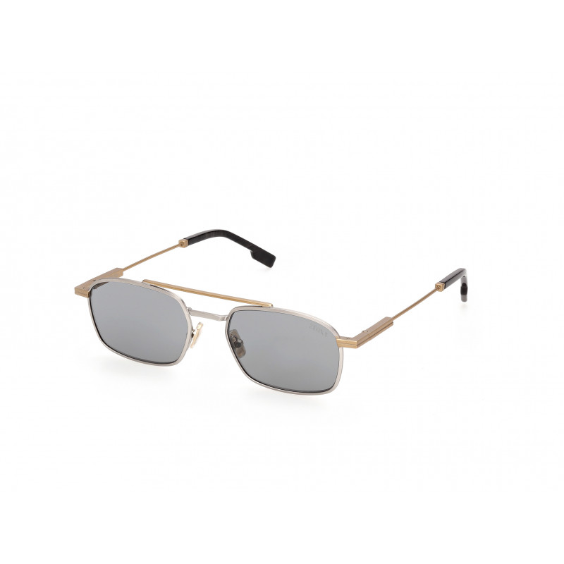Sunglasses Zegna EZ 0298 15A Matte Light Ruthenium / 54mm