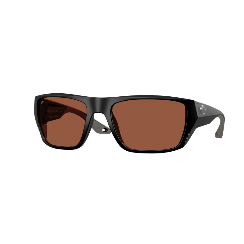 Sunglasses Costa Del Mar 6 S 9118 911806 Matte Black / Copper 580p Policarbonate Polarized