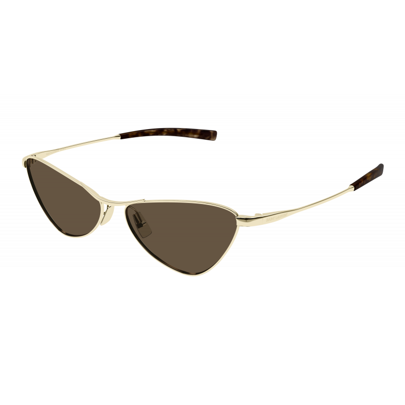Sunglasses Saint Laurent SL 830 - 004 Gold / Brown 56mm