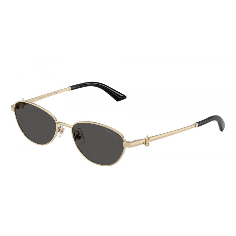 Sunglasses Jimmy Choo JC 4032 BD 300687 Pale Gold / Dark Grey Polyamide Standard 53mm