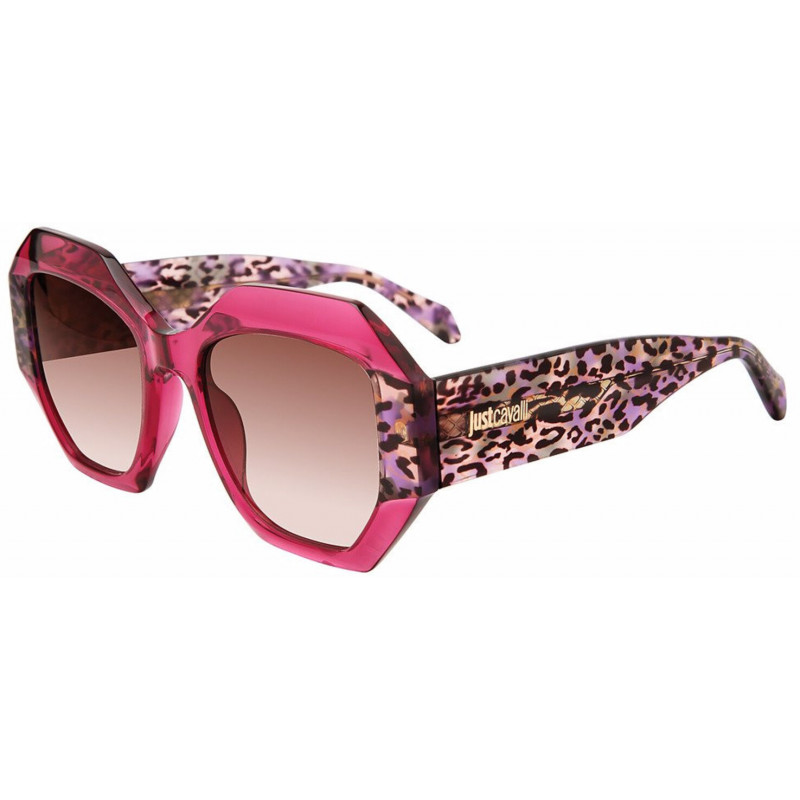 Sunglasses Just Cavalli SJC 100 V Shiny Transparent Cyclamen / 01