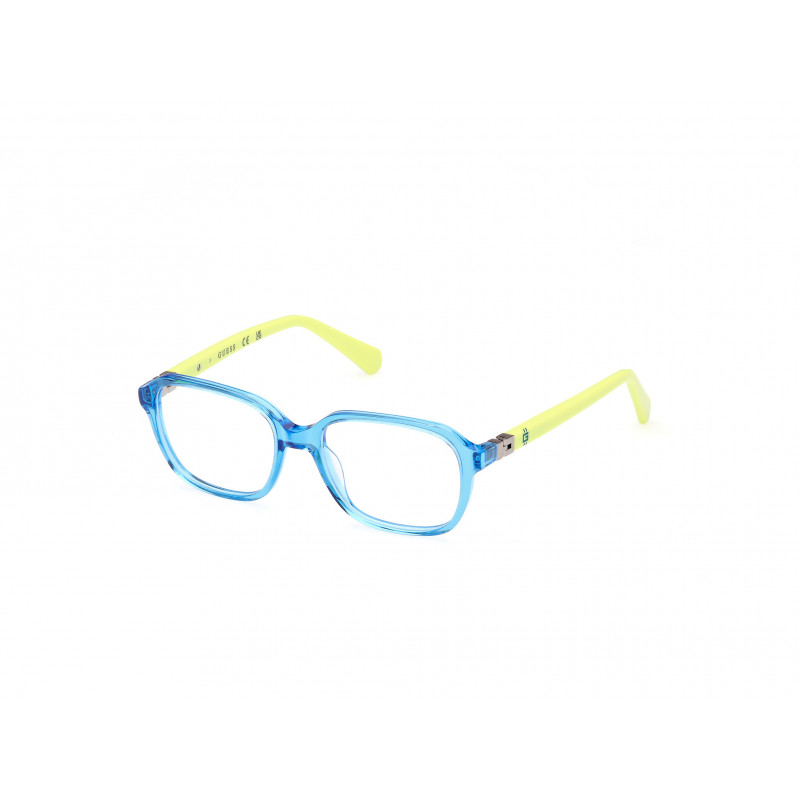 Eyeglasses Guess GU 50143 090 Shiny Blue / Light Green 47mm