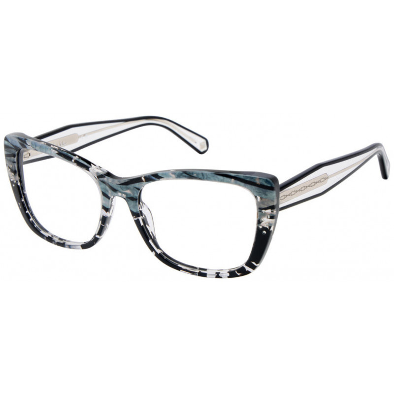 Eyeglasses Nicole Miller SURLOUP C01 Black/White 59mm