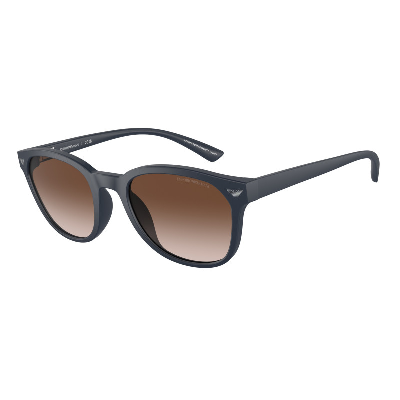 Sunglasses Emporio Armani EA 4225 U 508813 Matte Blue Gradient Brown
