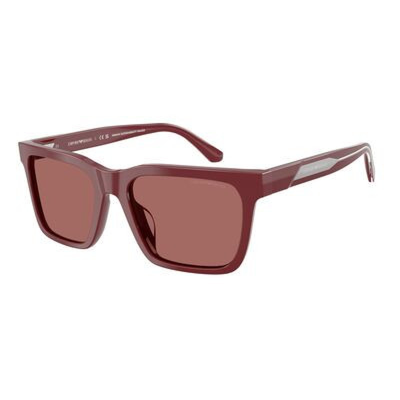 Sunglasses Emporio Armani EA 4262 U 632269 Shiny Bordeaux / Dark Violet Polyamide Standard 57mm
