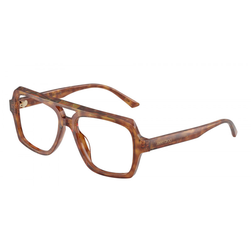 Eyeglasses Jimmy Choo JC 3071 U 5114 Blonde Glitter Havana / Demo Lens 52mm