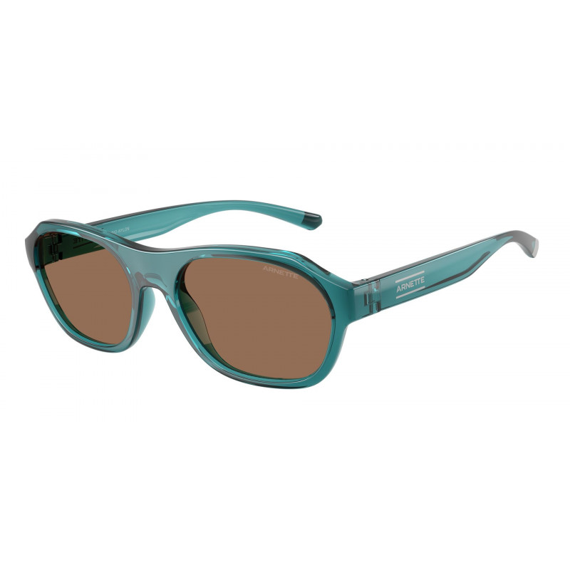 Sunglasses Arnette AN 4380 304673 Transparent Petrol / Dark Brown Policarbonate Standard 55mm