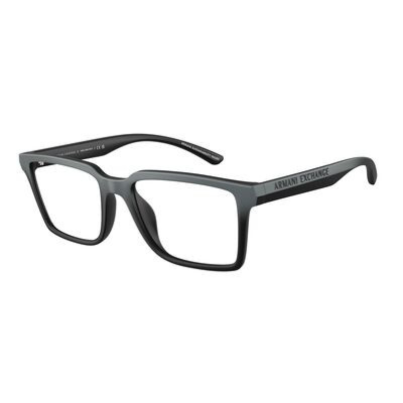 Eyeglasses Armani Exchange AX 3129 U 8388 Matte Grey Gradient Black / Demo Lens 54mm