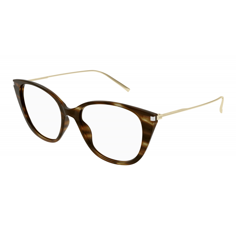 Eyeglasses Saint Laurent SL 627 - 004 Havana / Transparent Gold 54mm