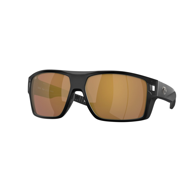 Sunglasses Costa Del Mar 06 S 9034 903432 Diego Matte Black Gold Mirror