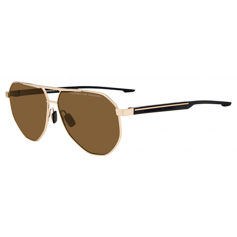 Sunglasses Porsche Design P 86013 d579 Gold Black 62mm