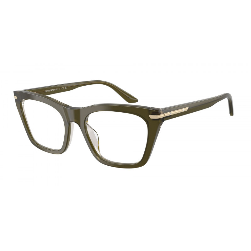 Eyeglasses Emporio Armani EA 3283 BU 6378 Shiny Dark Green / Demo Lens 53mm