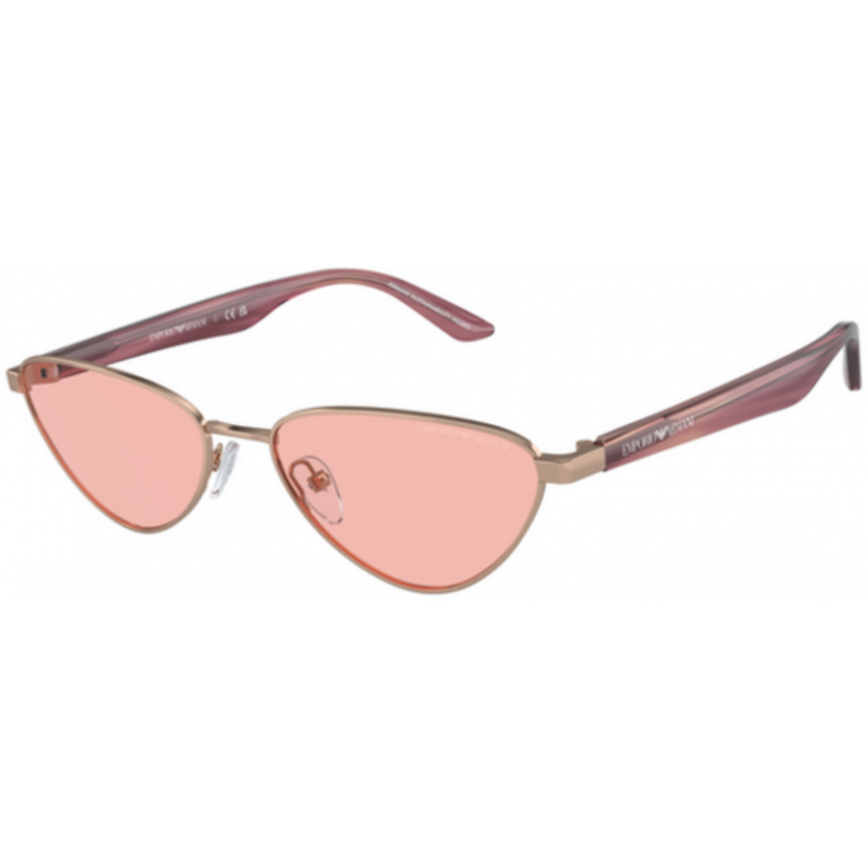 Sunglasses Emporio Armani EA 2153 3011/5 Shiny Rose Gold Light Pink