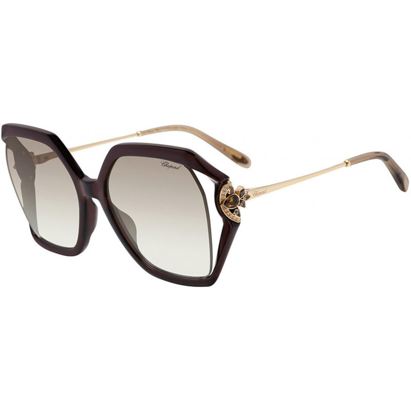 Sunglasses Chopard SCH 407 S alvx Shiny Transparent Dove Grey 58mm