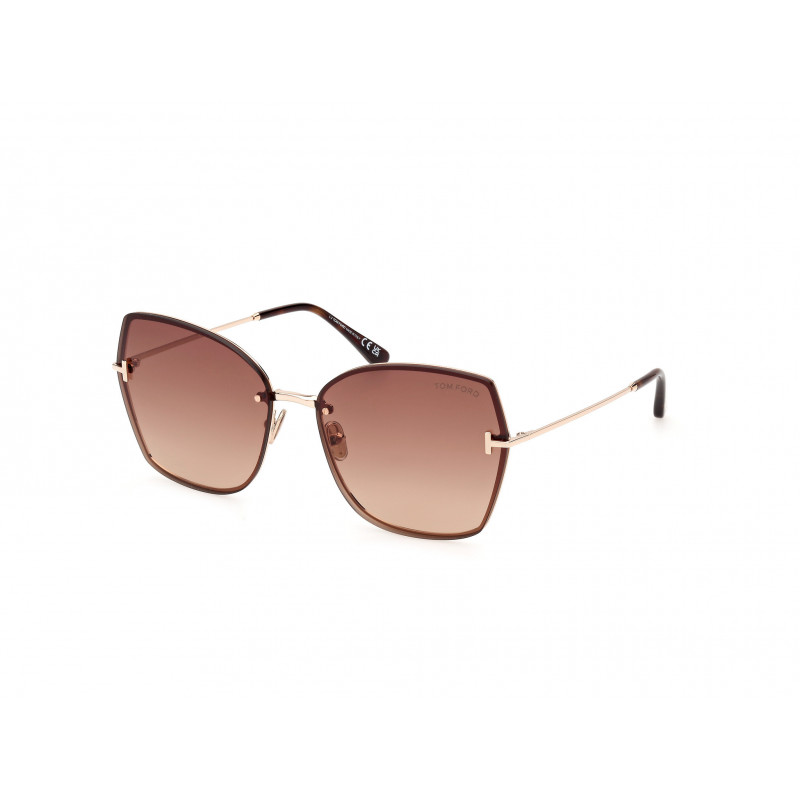 Sunglasses Tom Ford FT 1107 28F Shiny Rose Gold / 62mm