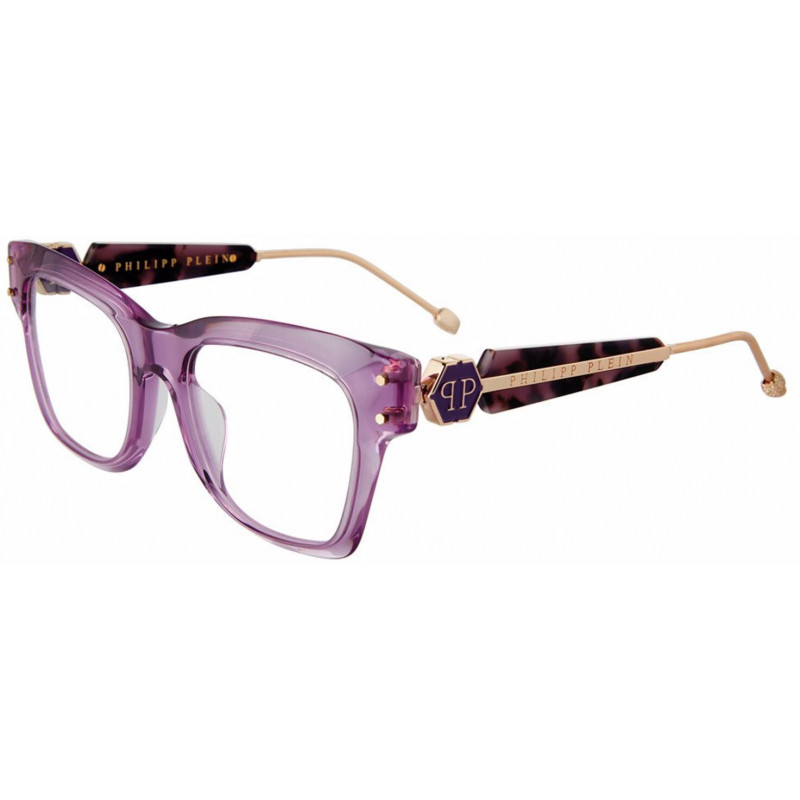 Sunglasses Philipp Plein VPP 125 S 06pf Transparent Liliac 52mm