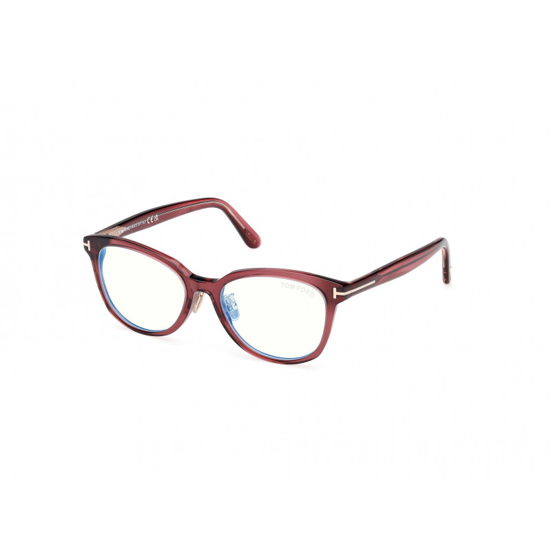 Eyeglasses Tom Ford FT 6104 -D-B Asian fit 069 Shiny Bordeaux / 52mm