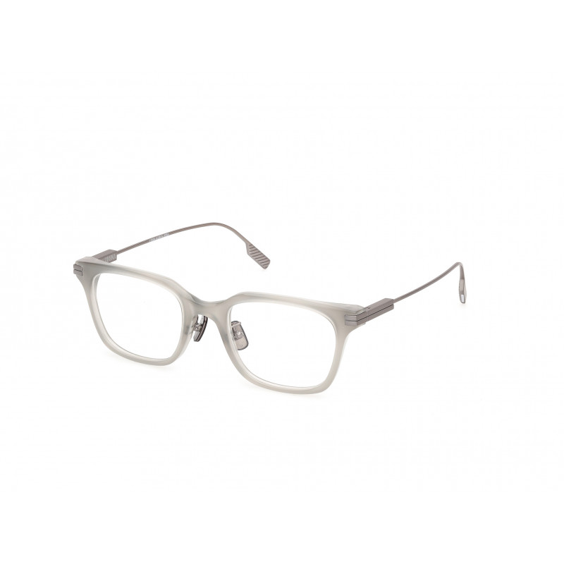 Eyeglasses Zegna EZ 5354 -D Asian fit 020 Shiny Grey / Matte Dark Ruthenium 52mm