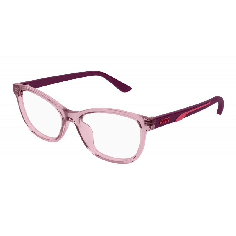 Eyeglasses Puma PJ 0077 O- 004 Pink / Transparent Violet 50mm
