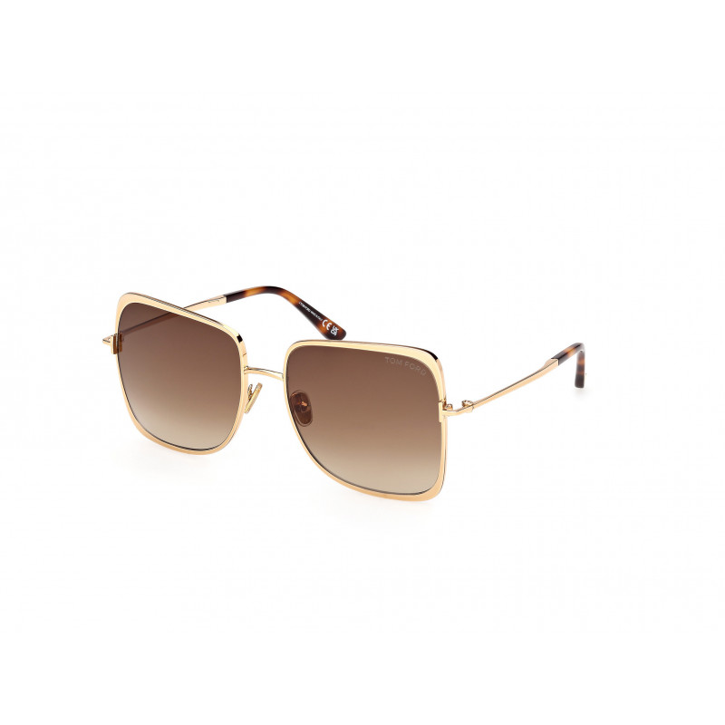 Sunglasses Tom Ford FT 1319 30F Shiny Deep Gold / 57mm