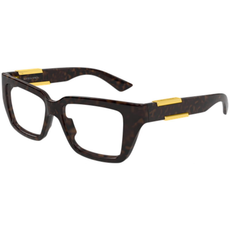 Eyeglasses Bottega Veneta BV 1455 O- 002 Havana / Transparent 52mm