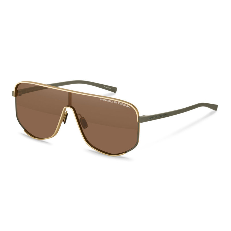 Sunglasses Porsche Design P 86007 b805 Gold/Olive Brown 99mm