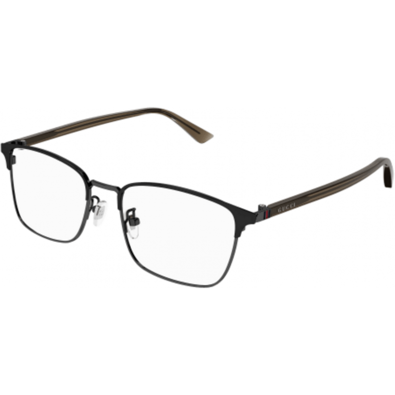 Eyeglasses Gucci GG 1124 OA- 003 Black / Transparent Brown 55mm