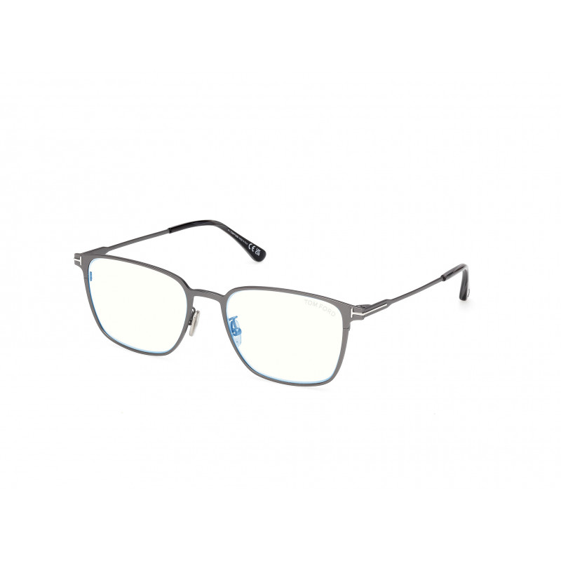 Eyeglasses Tom Ford FT 6055 -D-B Asian fit 012 Shiny Dark Ruthenium / 56mm