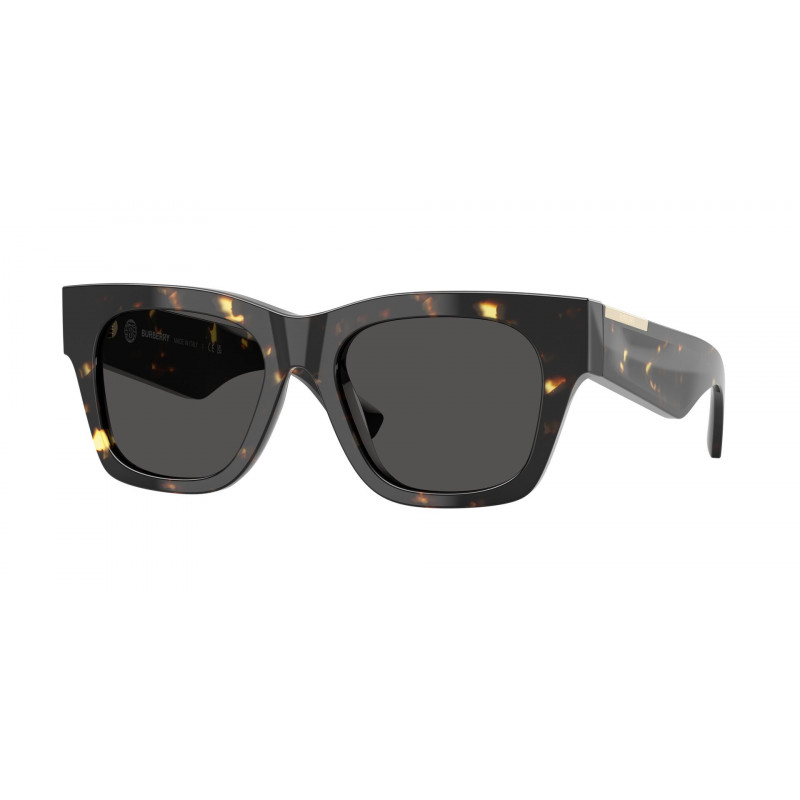 Sunglasses Burberry BE 4424 410687 Yellow Havana / Dark Grey Polyamide Standard 52mm